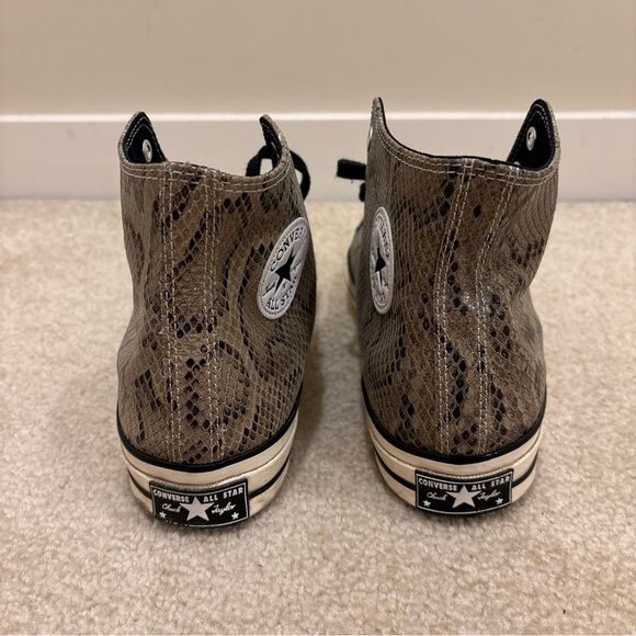 Converse All Star Chuck Taylor 70 Snakeskin High Top Shoes Sneakers Size US 10.5 - Picture 4 of 16